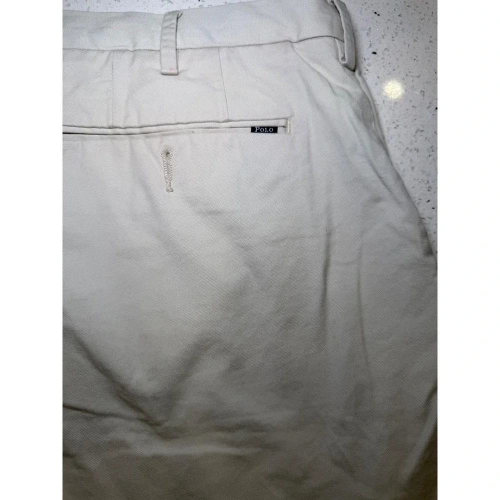 Polo Ralph Lauren Mens Stretch Classic Fit Chino Shorts Tan Khaki Size 38